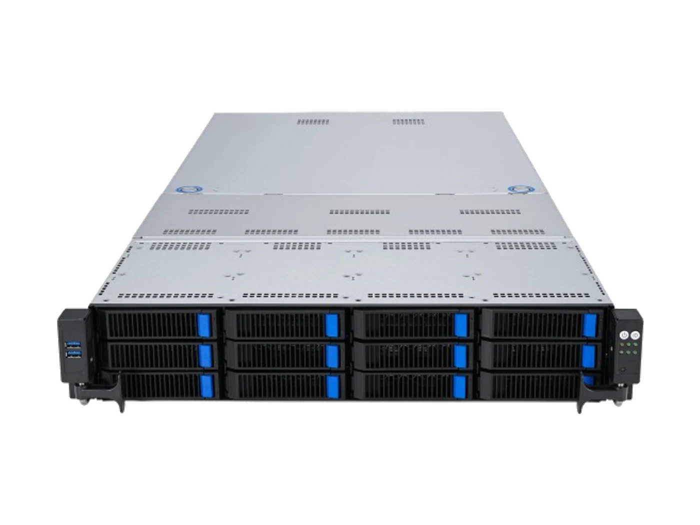 ZSR-2UMRGHS | 2U Depth Storage Server — product view