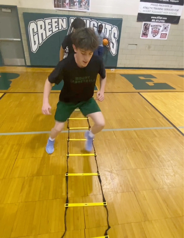 Agility Ladder close out drill