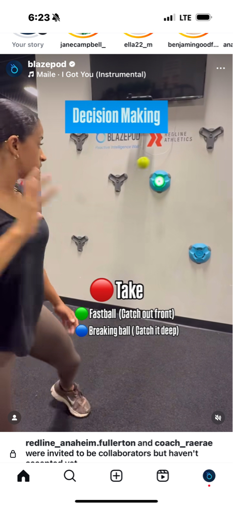 Baseball-Softball Pitch Reaction