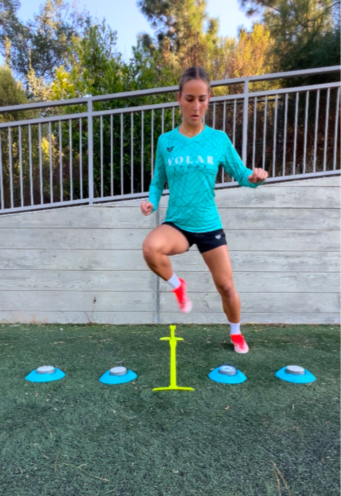 Lateral Single Hurdle Drill
