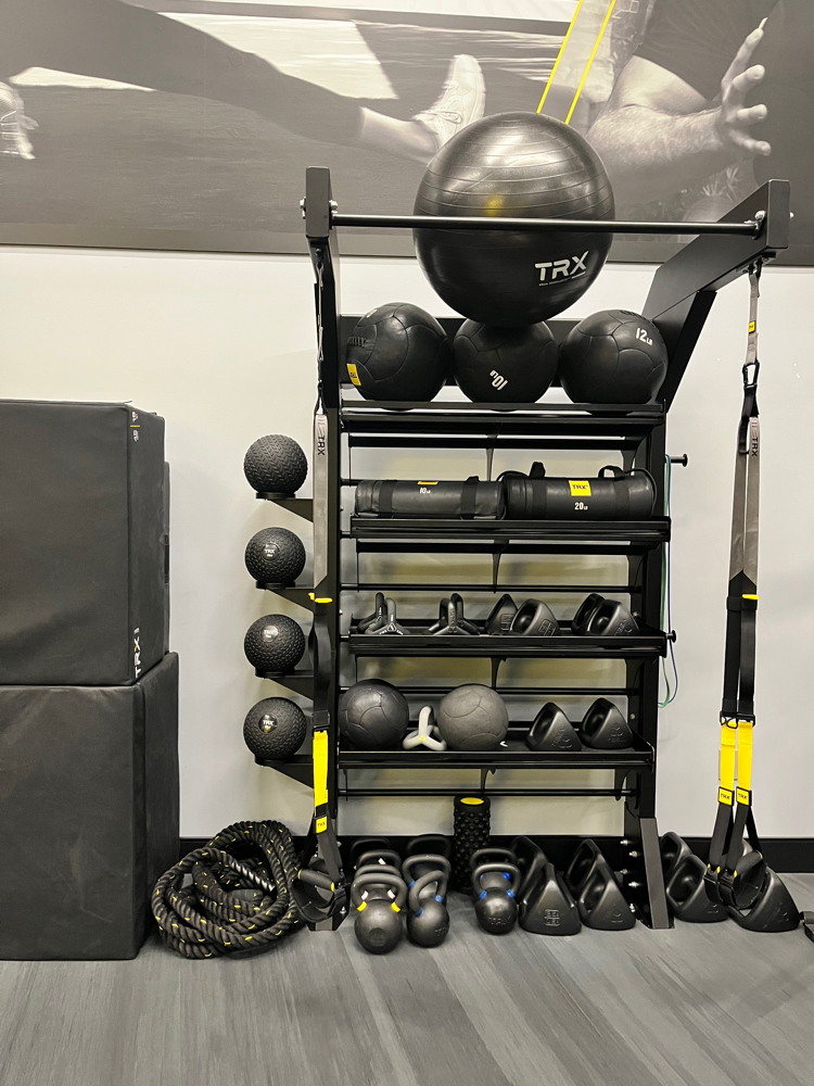 BlazePod and TRX Plank