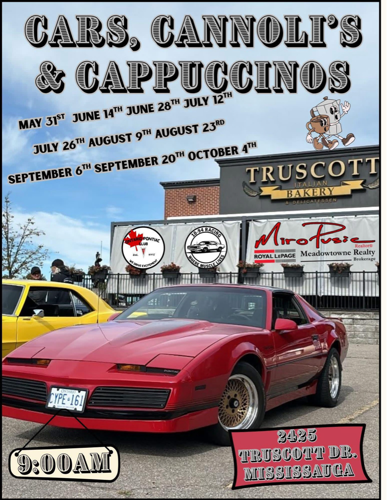 Cars, Cannoli’s & Cappuccinos