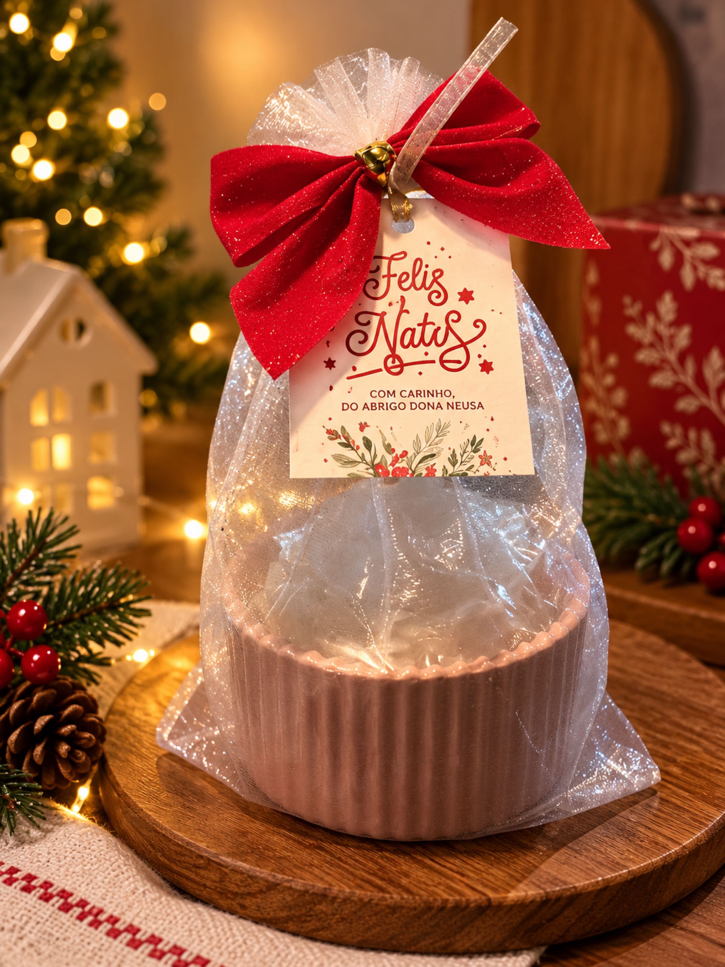 Vela Aromática Artesanal Encanto de Natal – Edição Especial para Presente