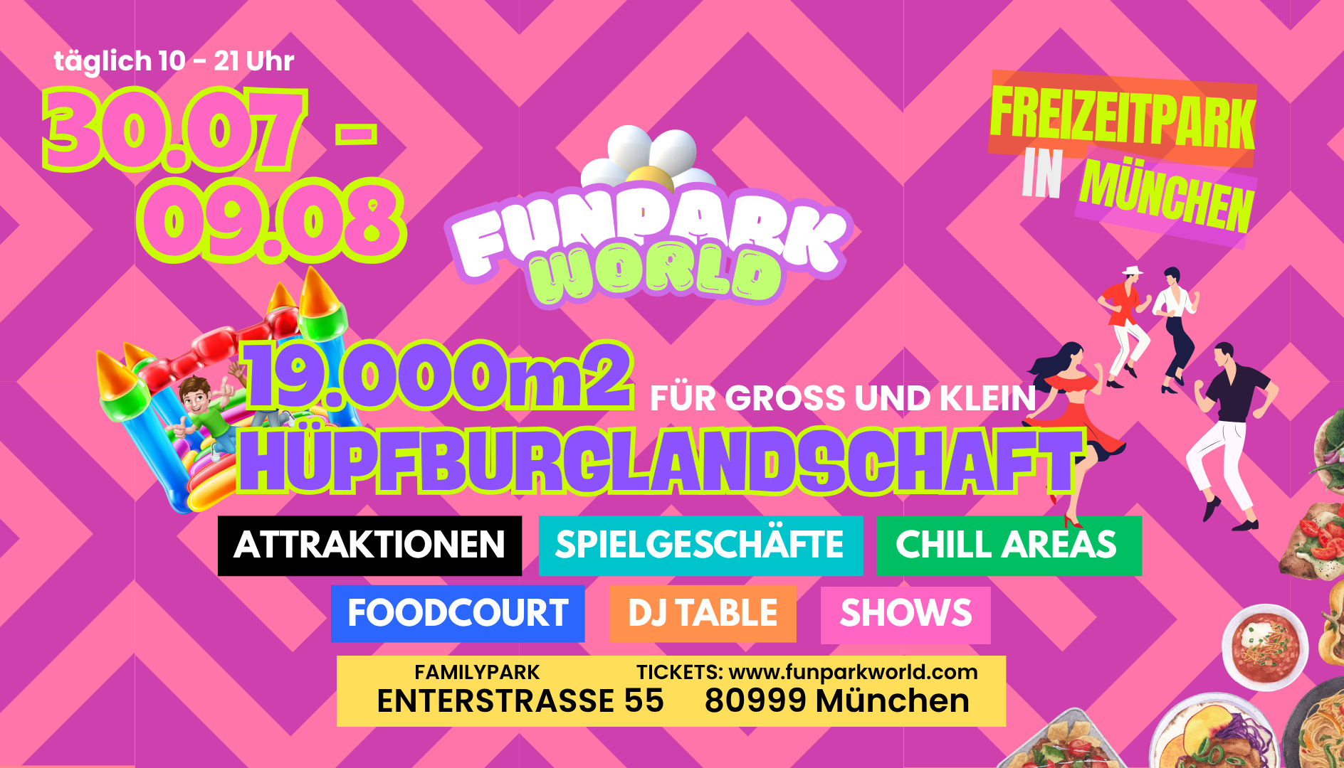 FUNPARKWORLD in München 30.07 - 09.08.2026