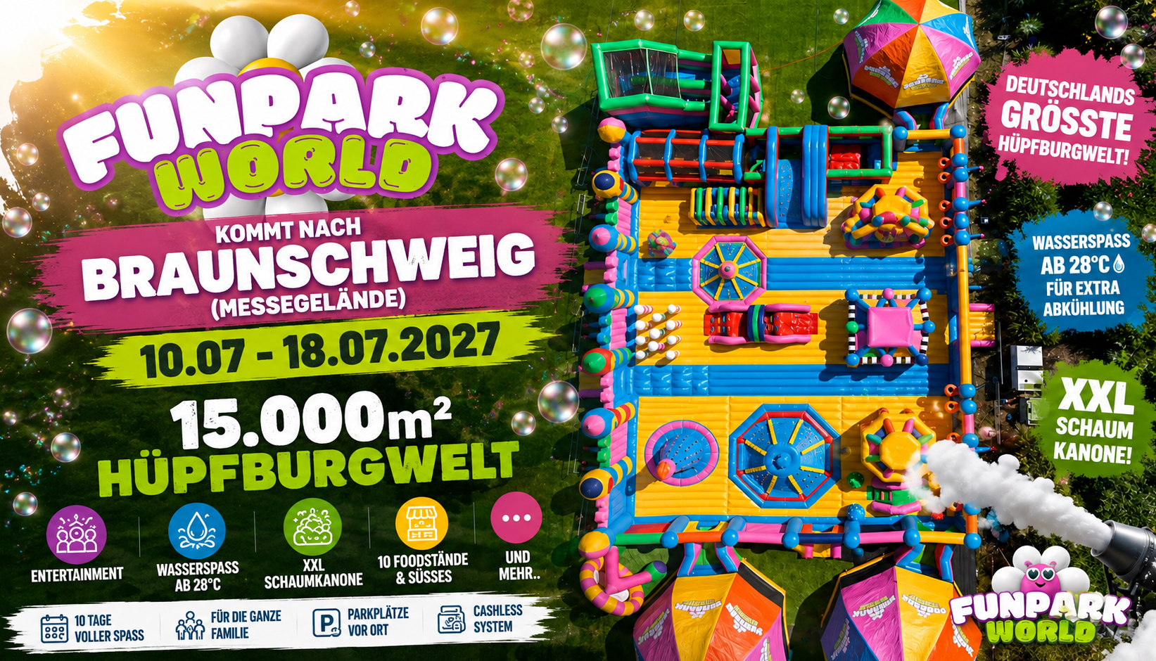 FUNPARKWORLD IN Braunschweig 10.07 - 18.07.2027