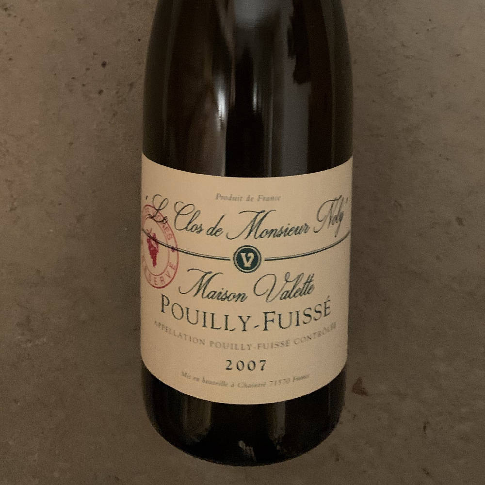 Maison Valette Le Clos de Monsieur Noly Vielles Vignes 2007