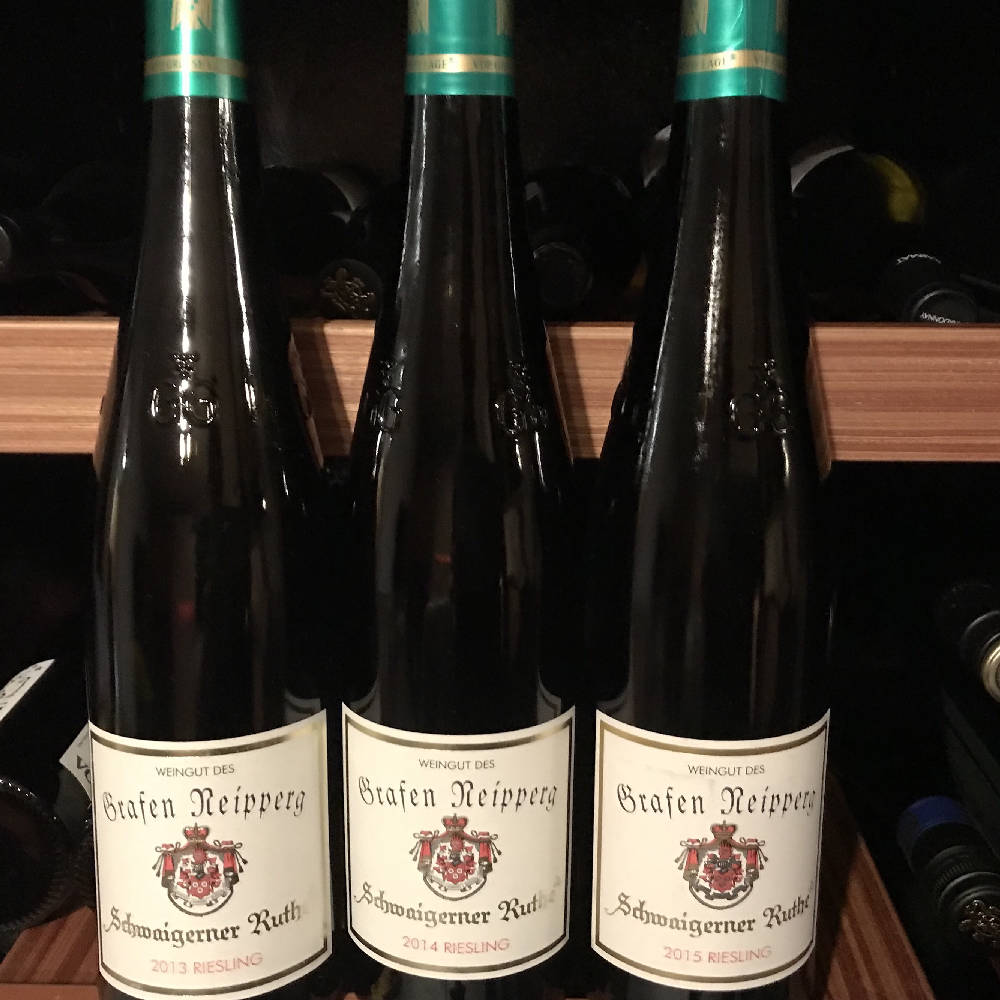 3 Fl. Grafen Neipperg GG 213 - 2015 Schwaigerner Ruthe 0,75l 