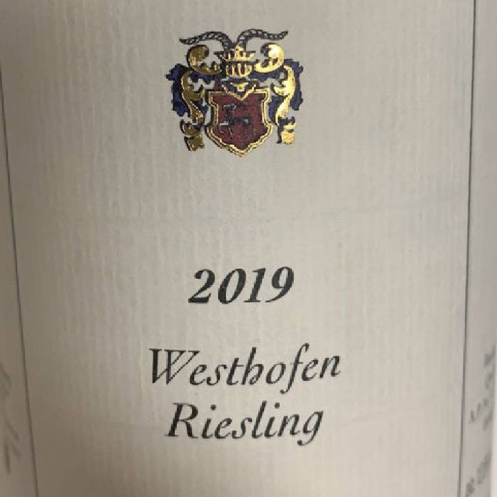 Suche 2019 Westhofen Riesling od Nierstein 2018 