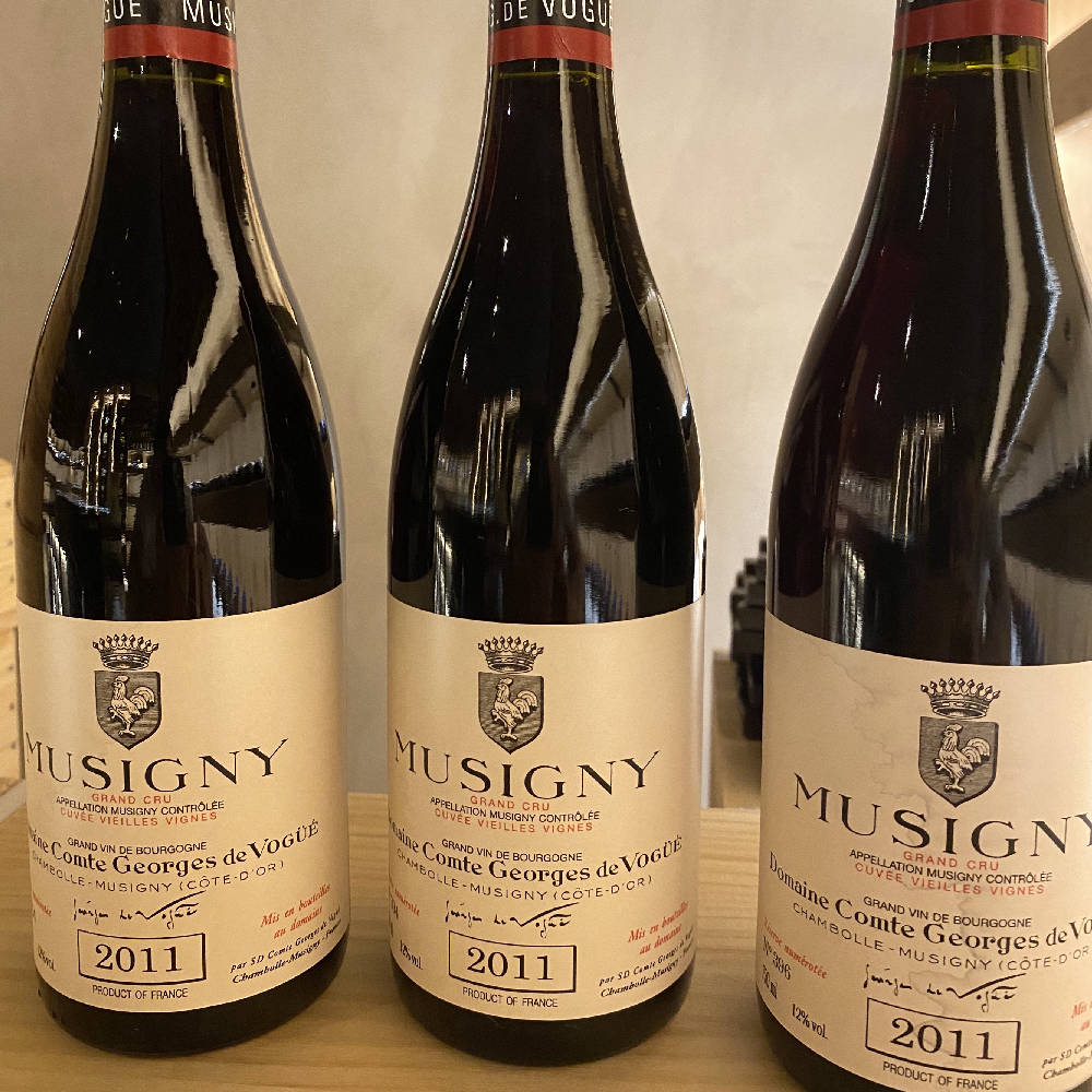  3er Paket Musigny Grand Cru Domaine Comte Vogüe 2011