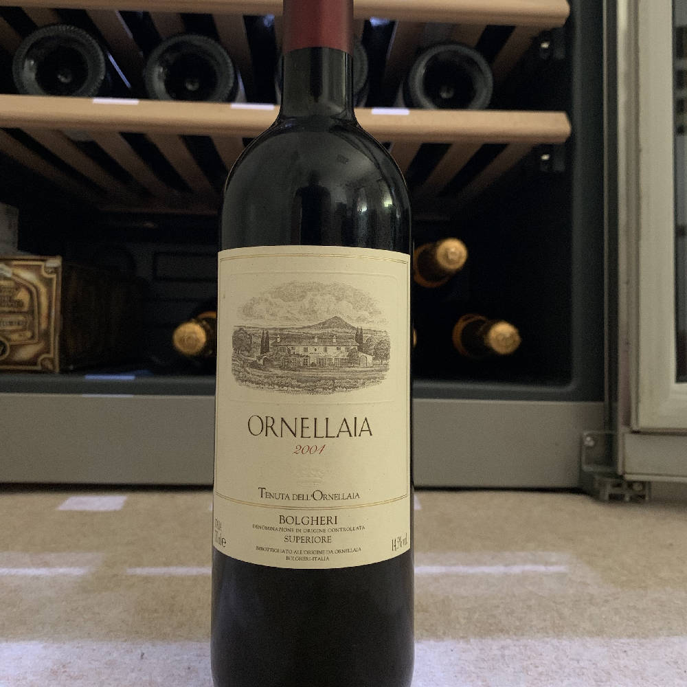 perfekte flasche ornellaia 2004 