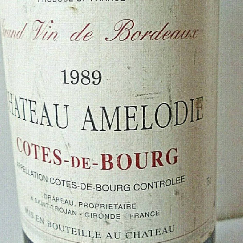 Bordeaux Château Amelodie Jahrgang 1989