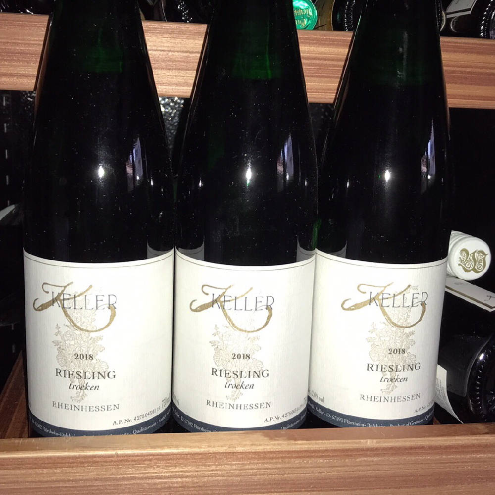 3 Fl. Keller Riesling 2018