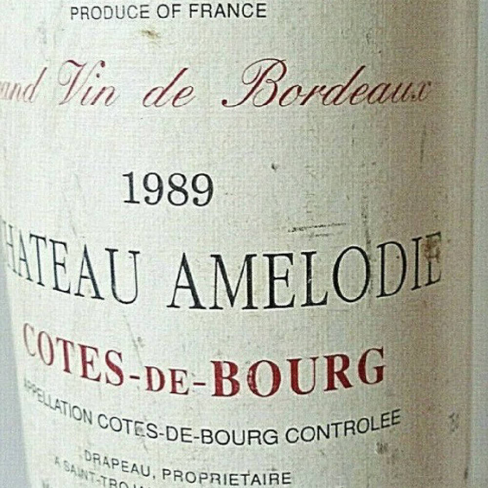 Château Amelodie Bordeaux 1989