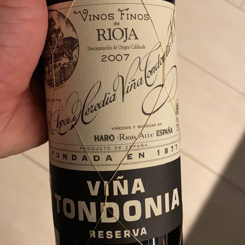 Vina tondonia reserva 2007