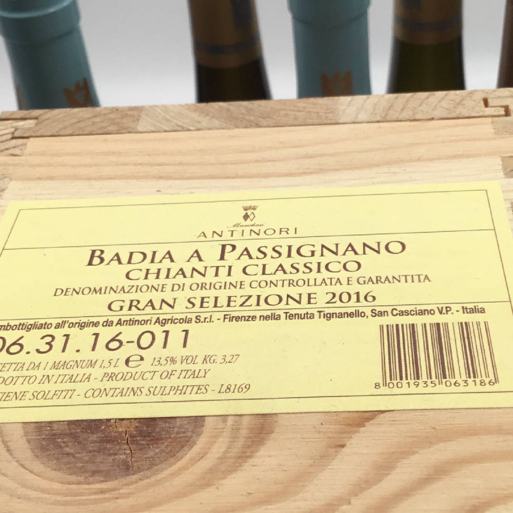 Antinori M. Passignano Mg  Grand selezion 2016