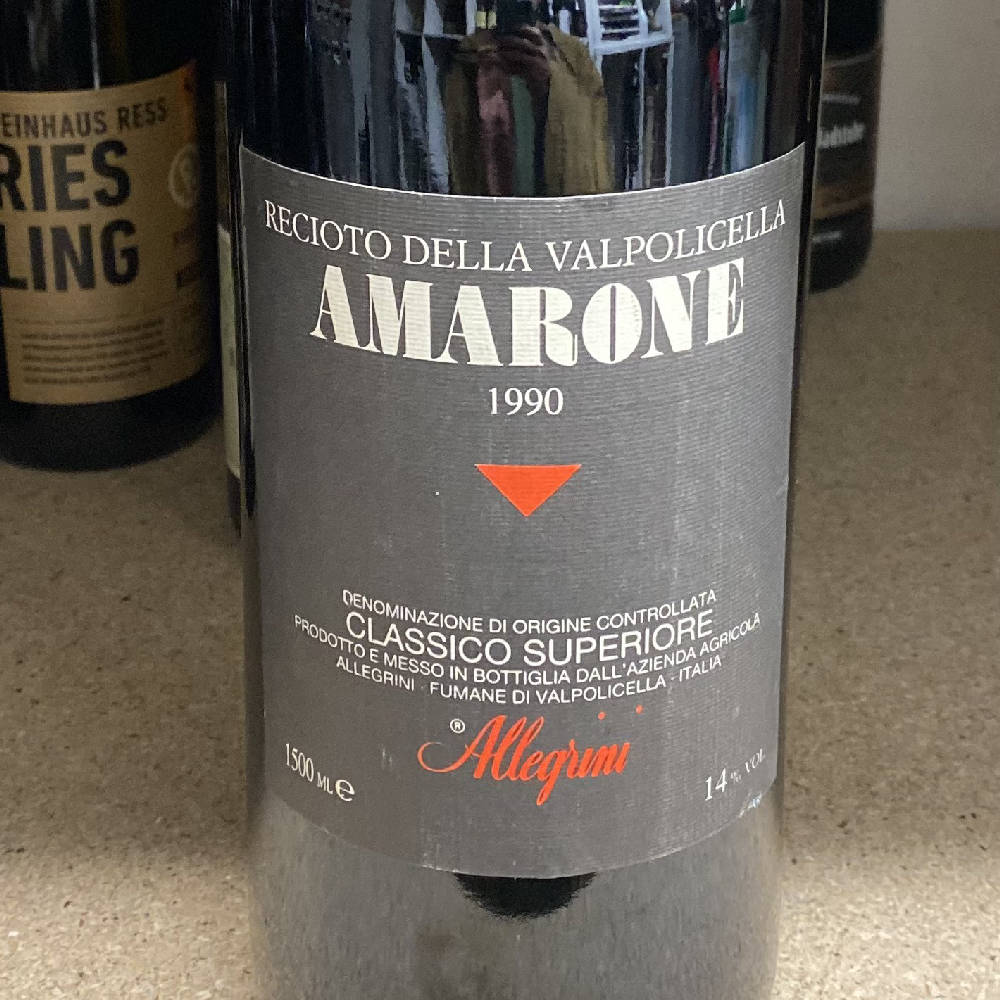 allegrini amarone 1990 Magnum 