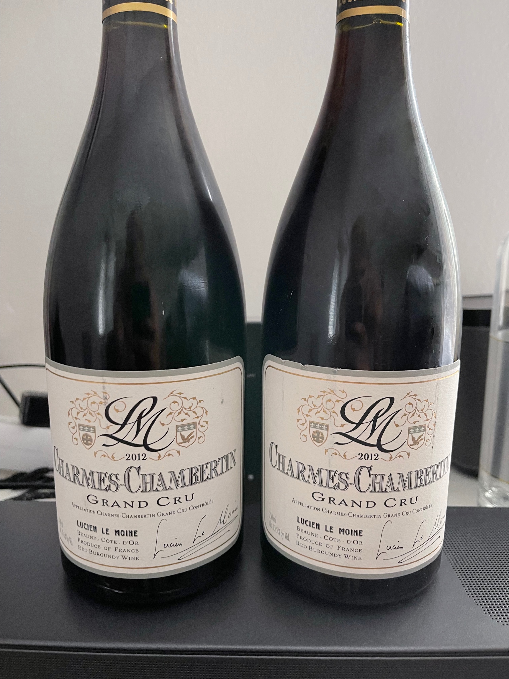 Lucien Le Moine Charmes-Chambertin Grand Cru 2012