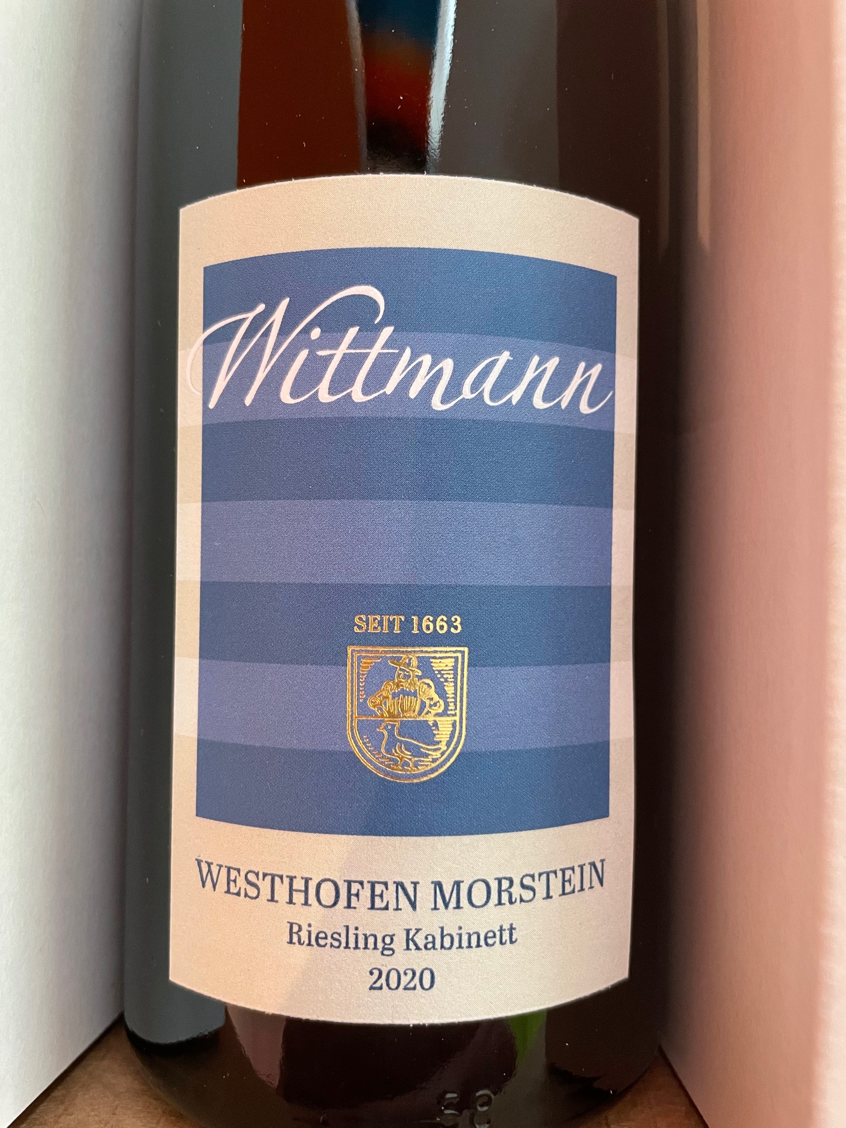 3x Wittmann Morstein Riesling Kabinett 2020 