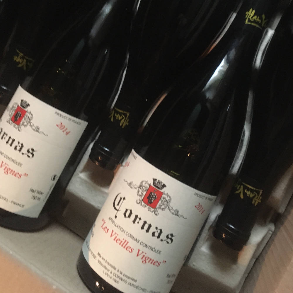 Alain Voge Les Vieilles Vignes 2014 Cornas rot 93 Parker