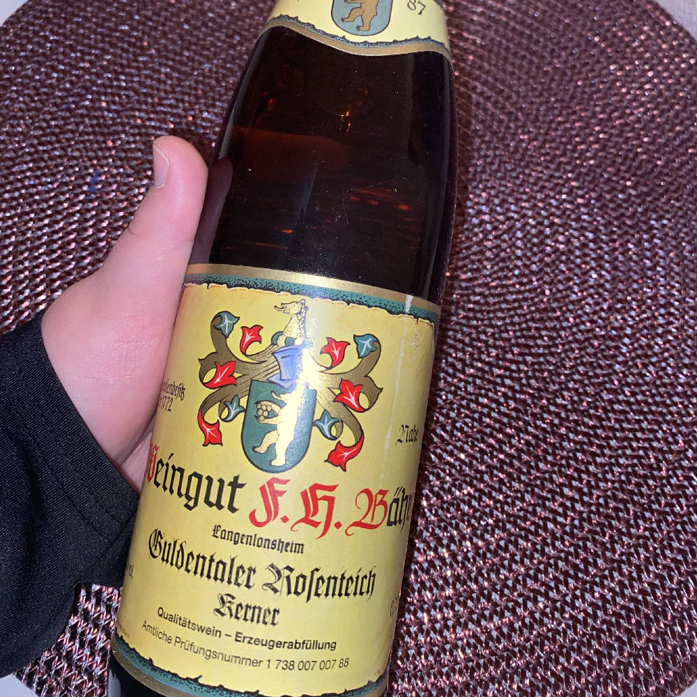 Weingut F. G Bahe 1987