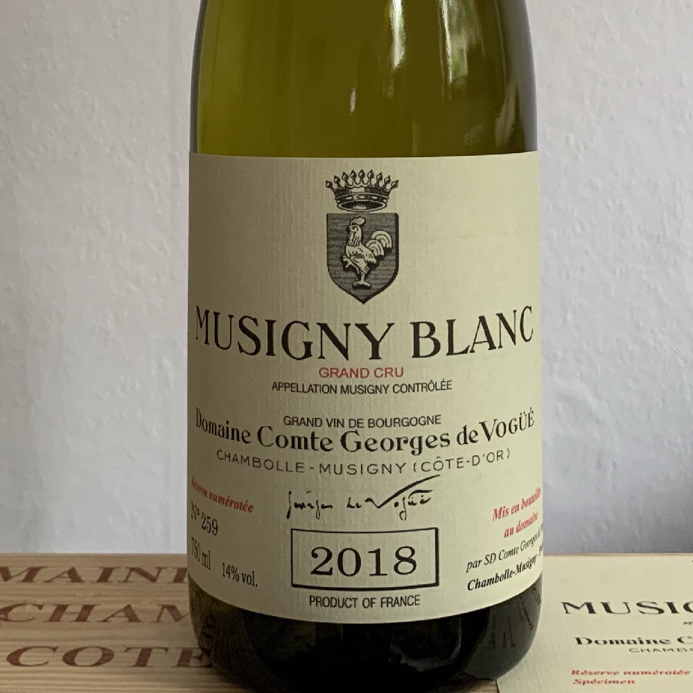 1 x musigny blanc 2018 inkl holzkiste