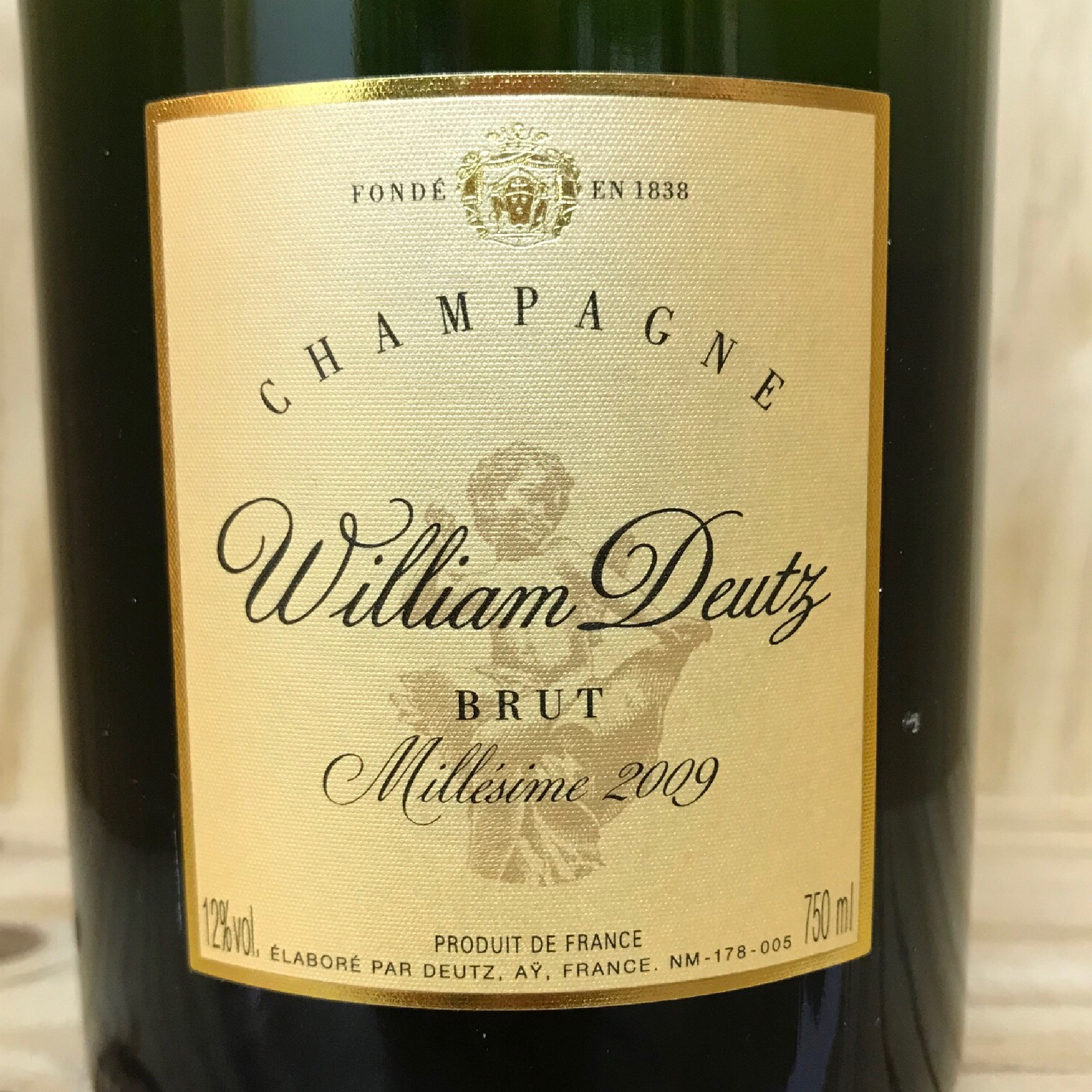 3x William Deutz Brut Millesime 2009