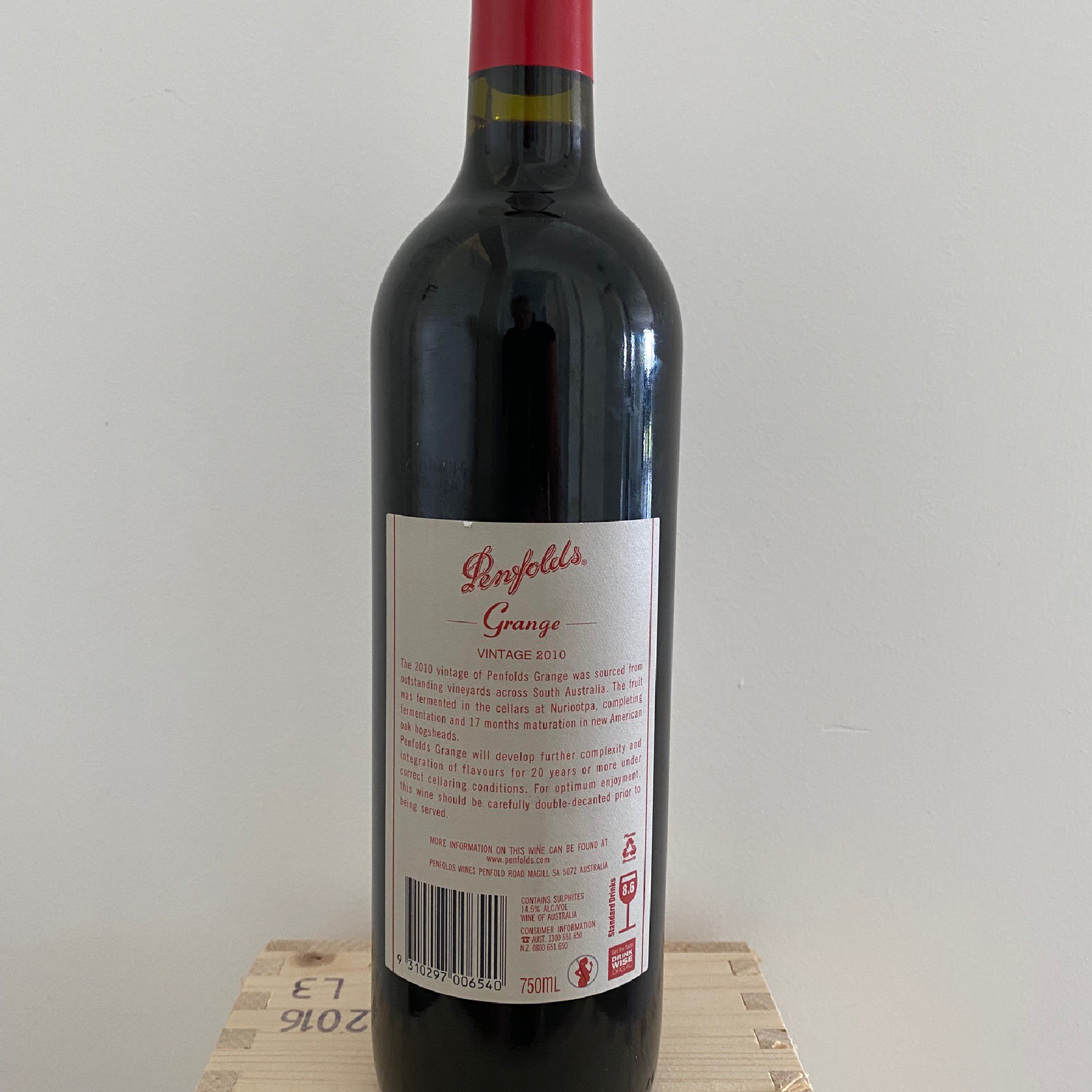 Penfolds Grange Bin 95 von 2010