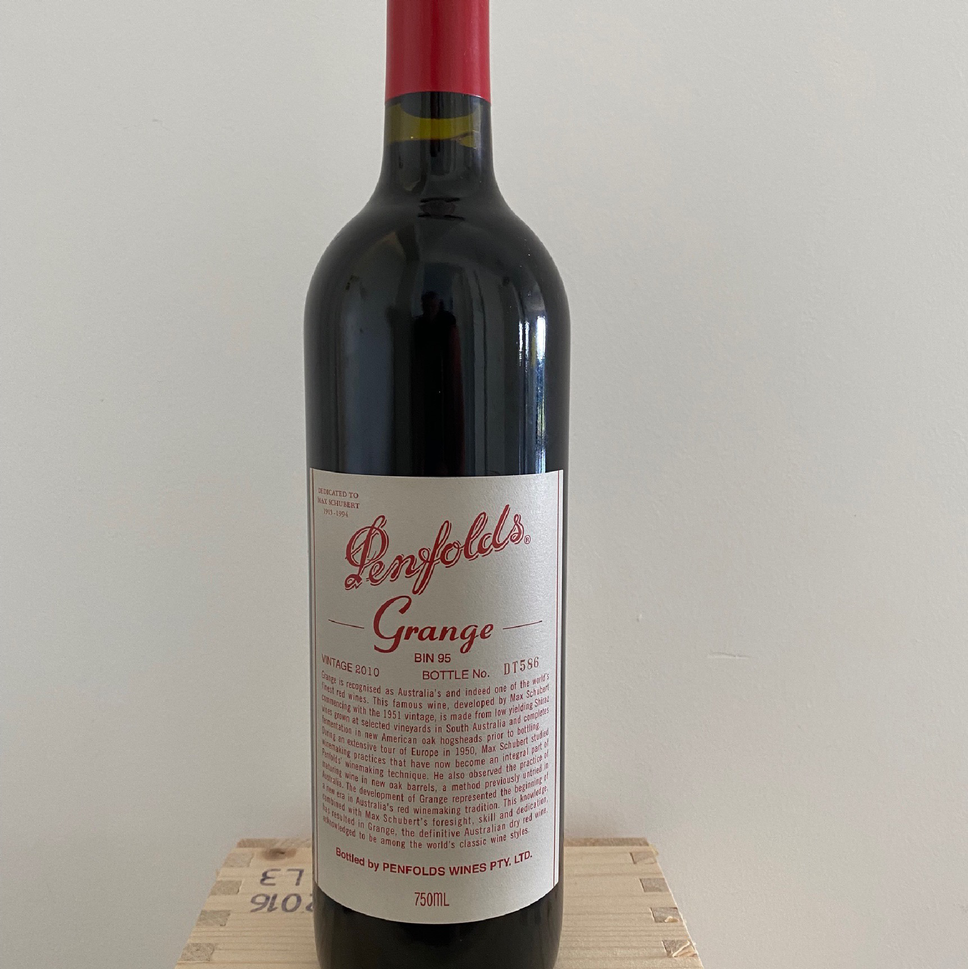 Penfolds Grange Bin 95 Vintage 2010