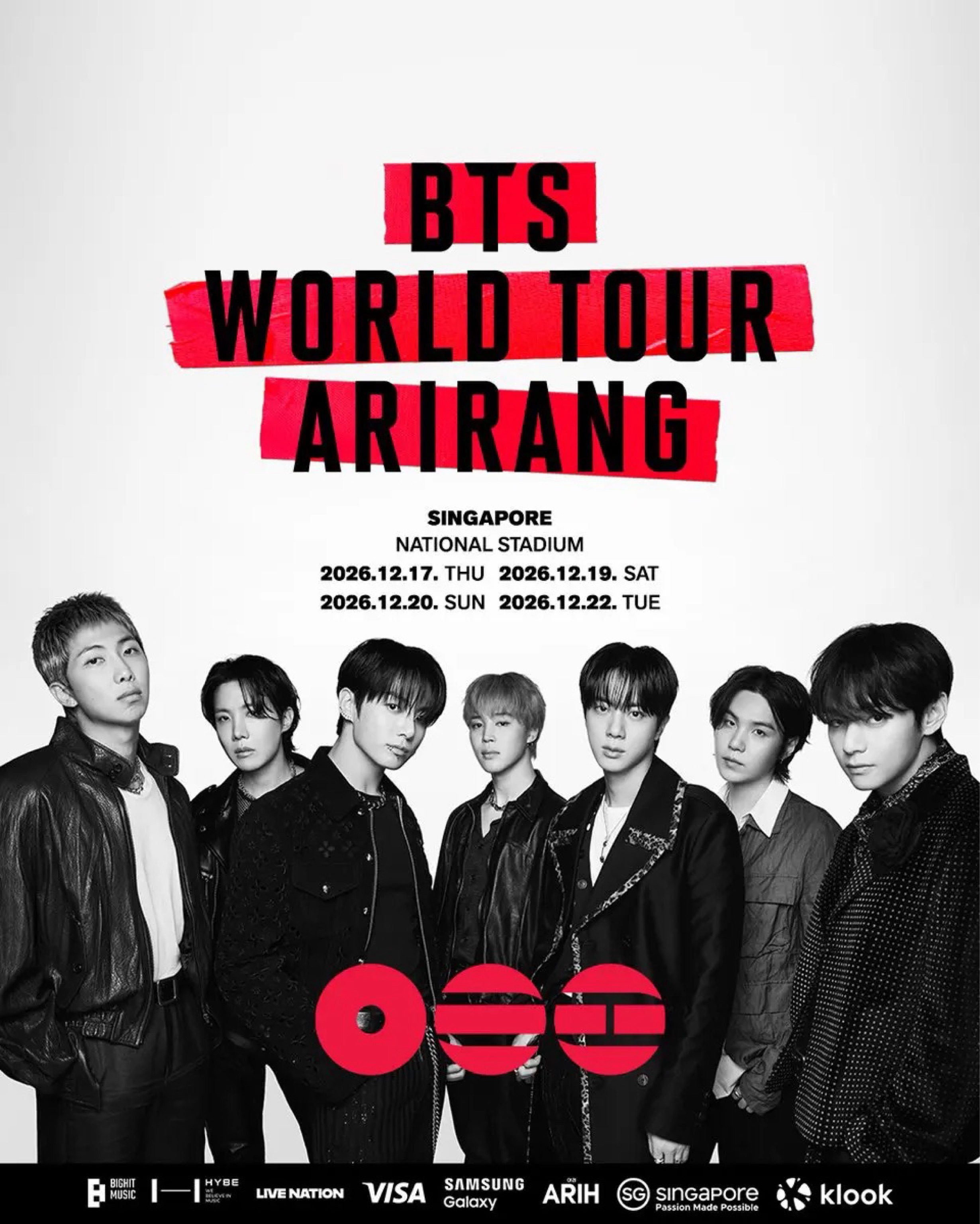 BTS WORLD TOUR ‘ARIRANG’ IN SINGAPORE