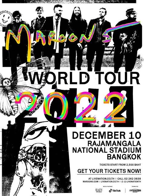 Maroon 5 World Tour 2022