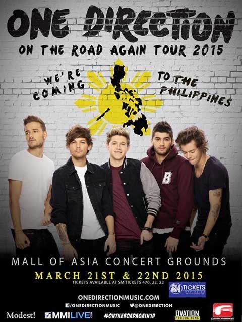 One Direction ‘ON THE ROAD AGAIN’ World Tour
