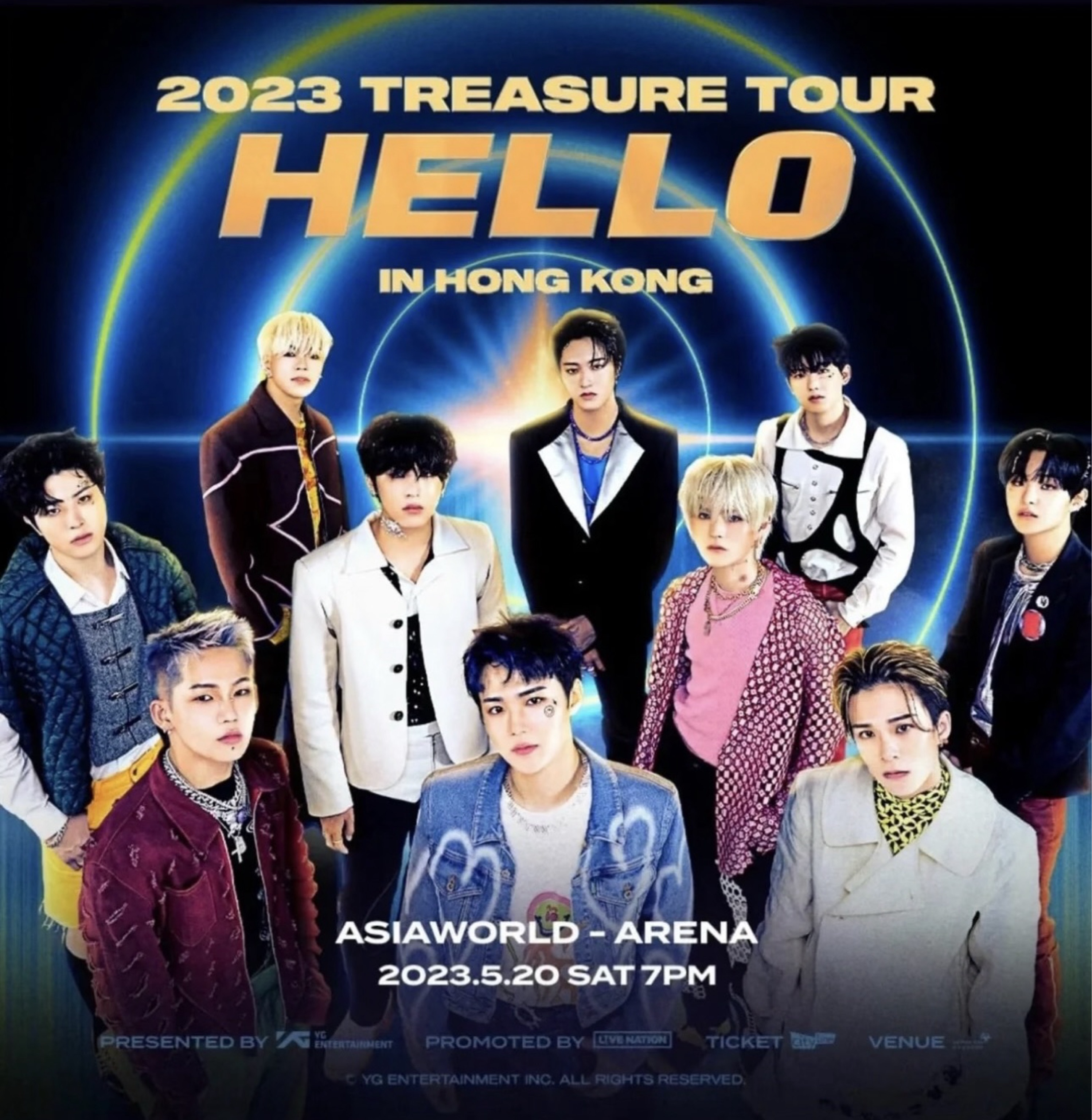 2023 TREASURE TOUR HELLO IN HONG KONG