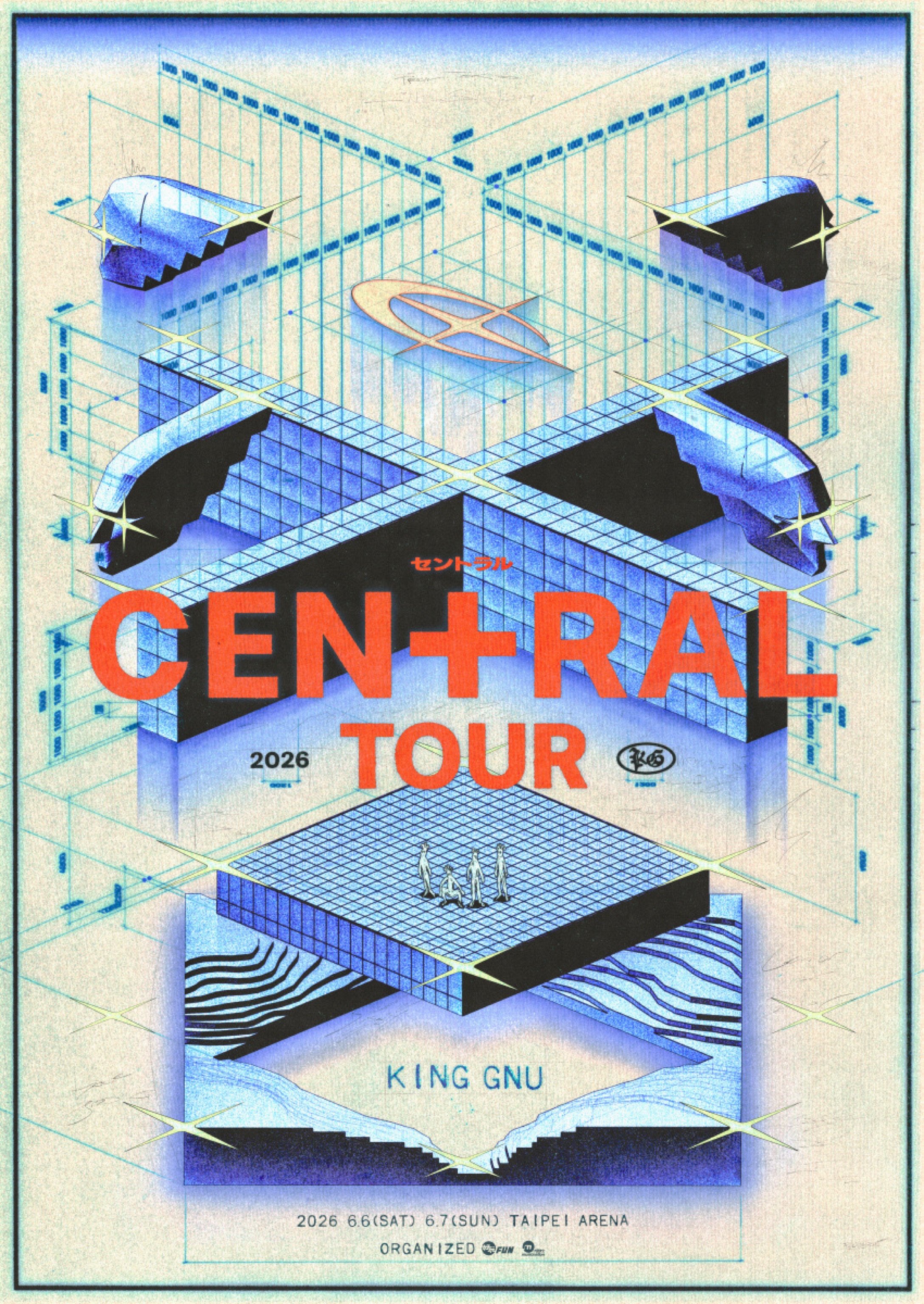 King Gnu CEN+RAL Tour 2026 in Taipei