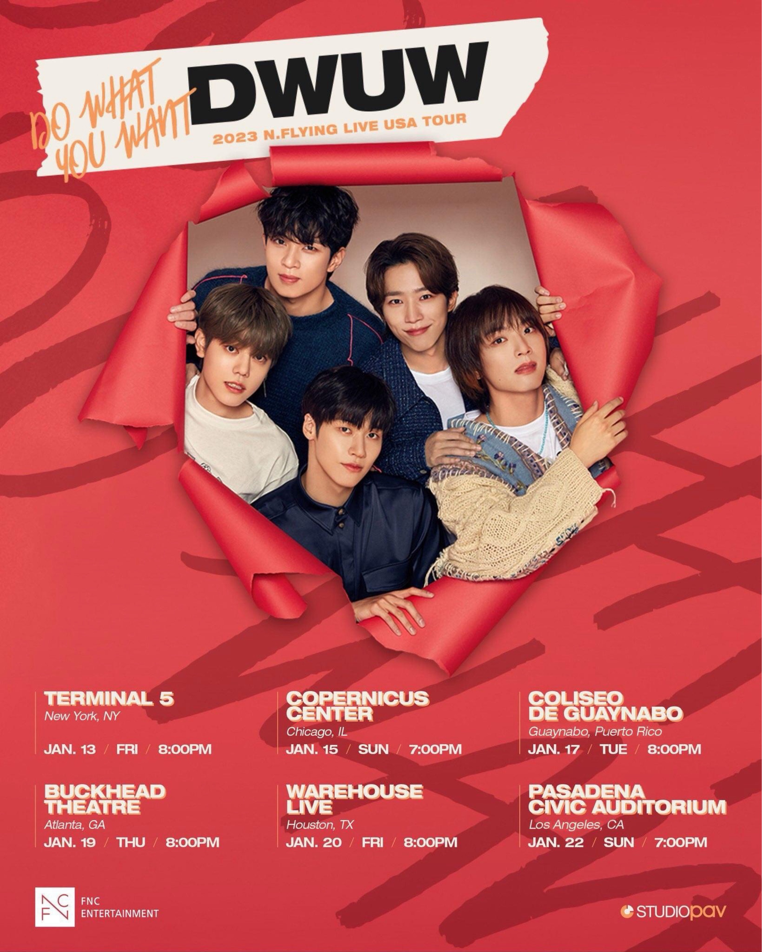 2023 N.FLYING LIVE USA TOUR "DWUW: DO WHAT YOU WANT”