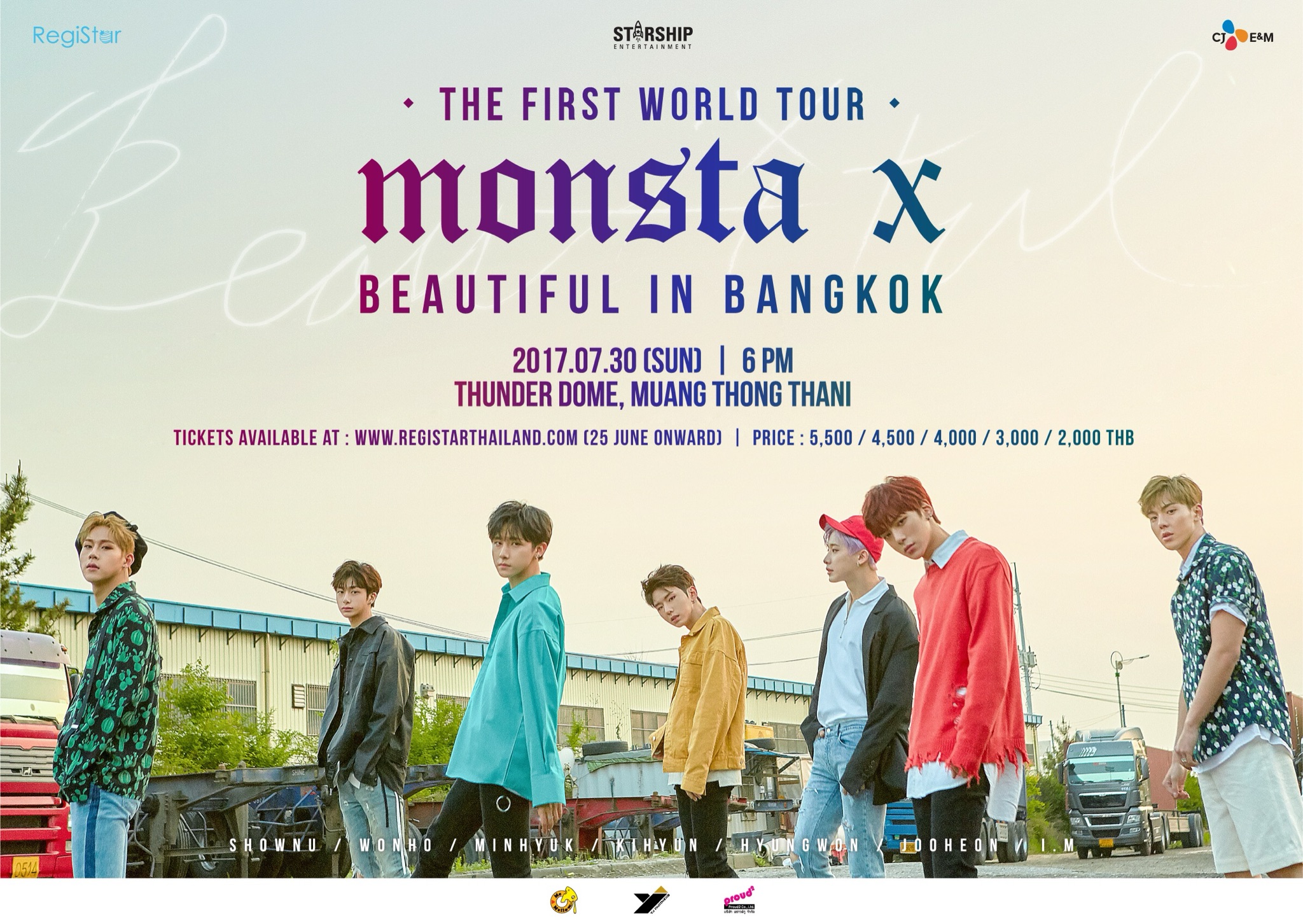 MONSTA X THE FIRST WORLD TOUR "BEAUTIFUL" IN BANGKOK