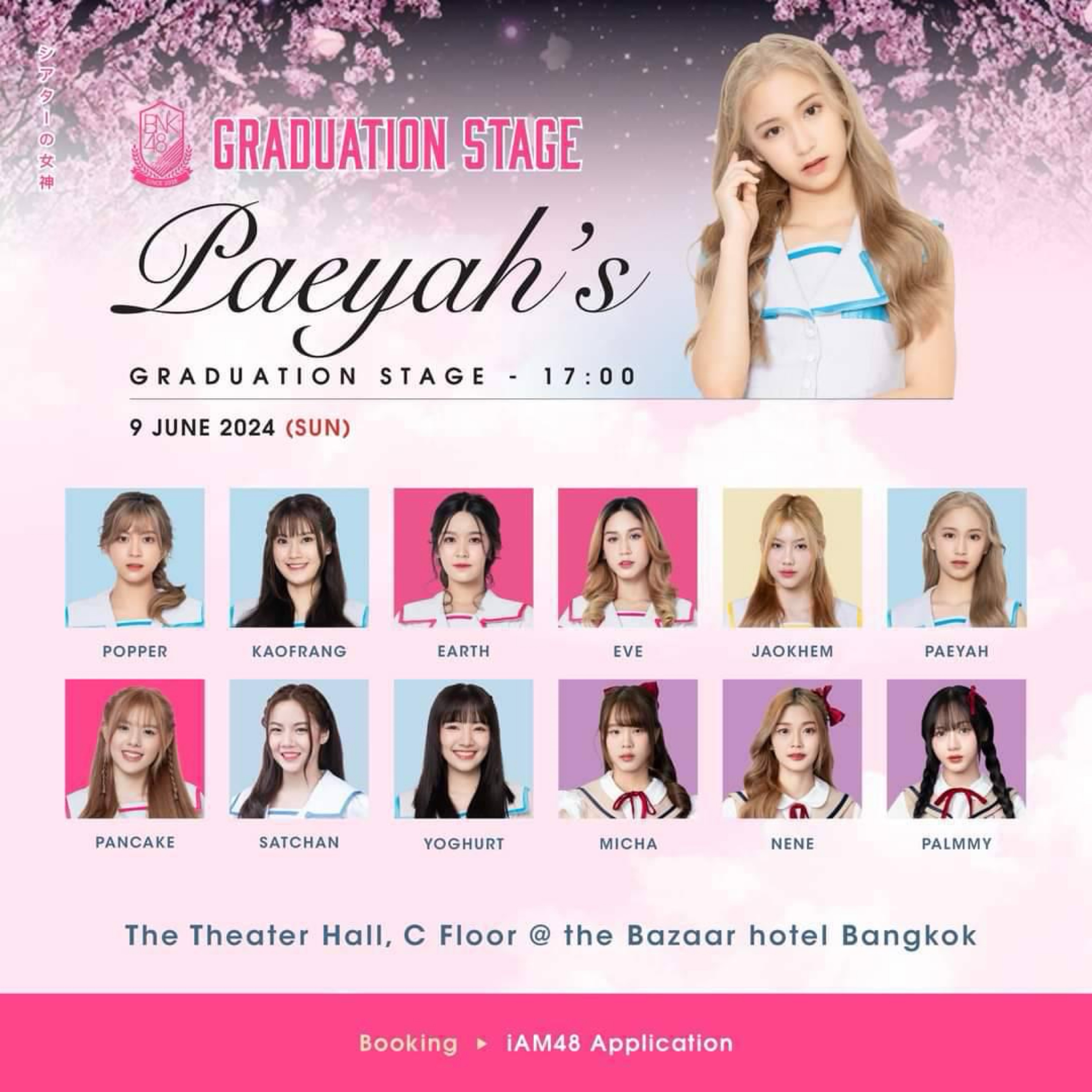 BNK48 Team NV 1st Stage 「Theater no Megami」Paeyah's Graduation Stage