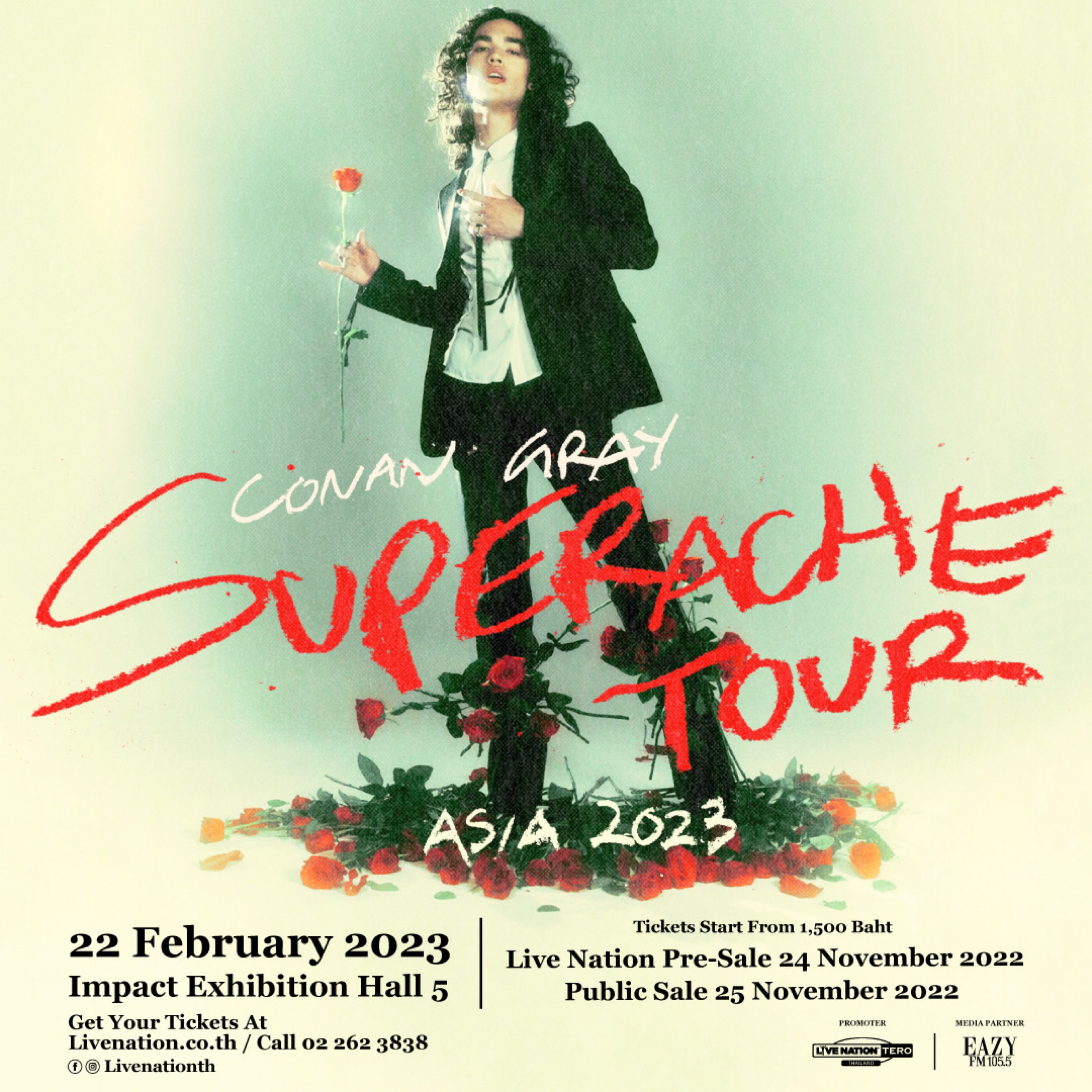 CONAN GRAY SUPERACHE TOUR ASIA 2023