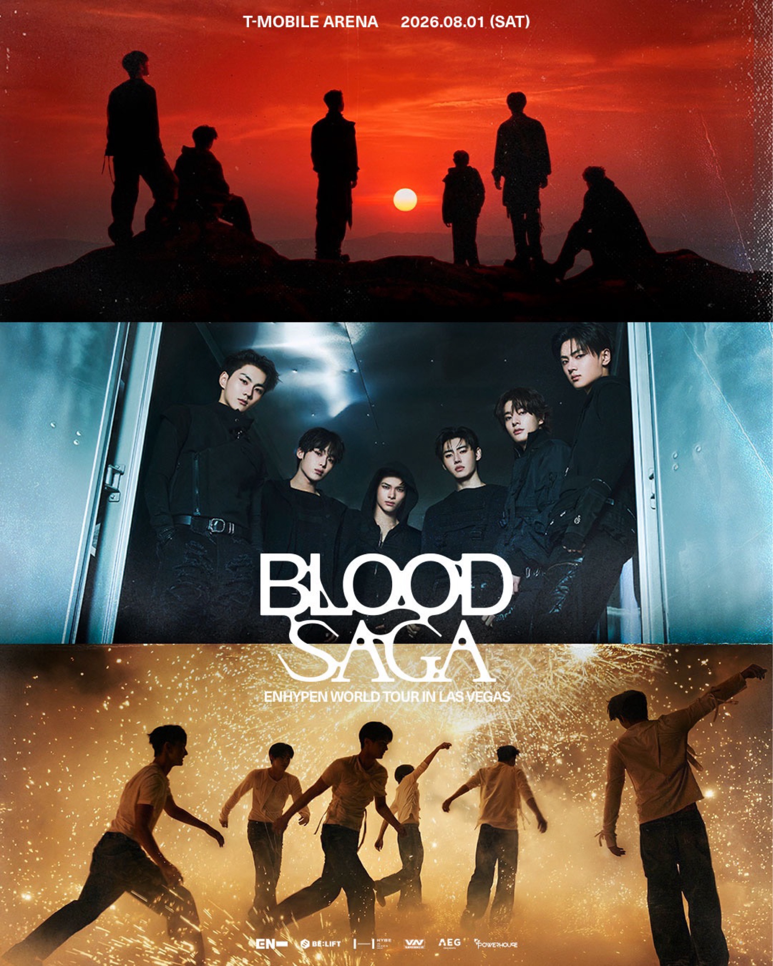 ENHYPEN WORLD TOUR “BLOOD SAGA” IN LAS VEGAS