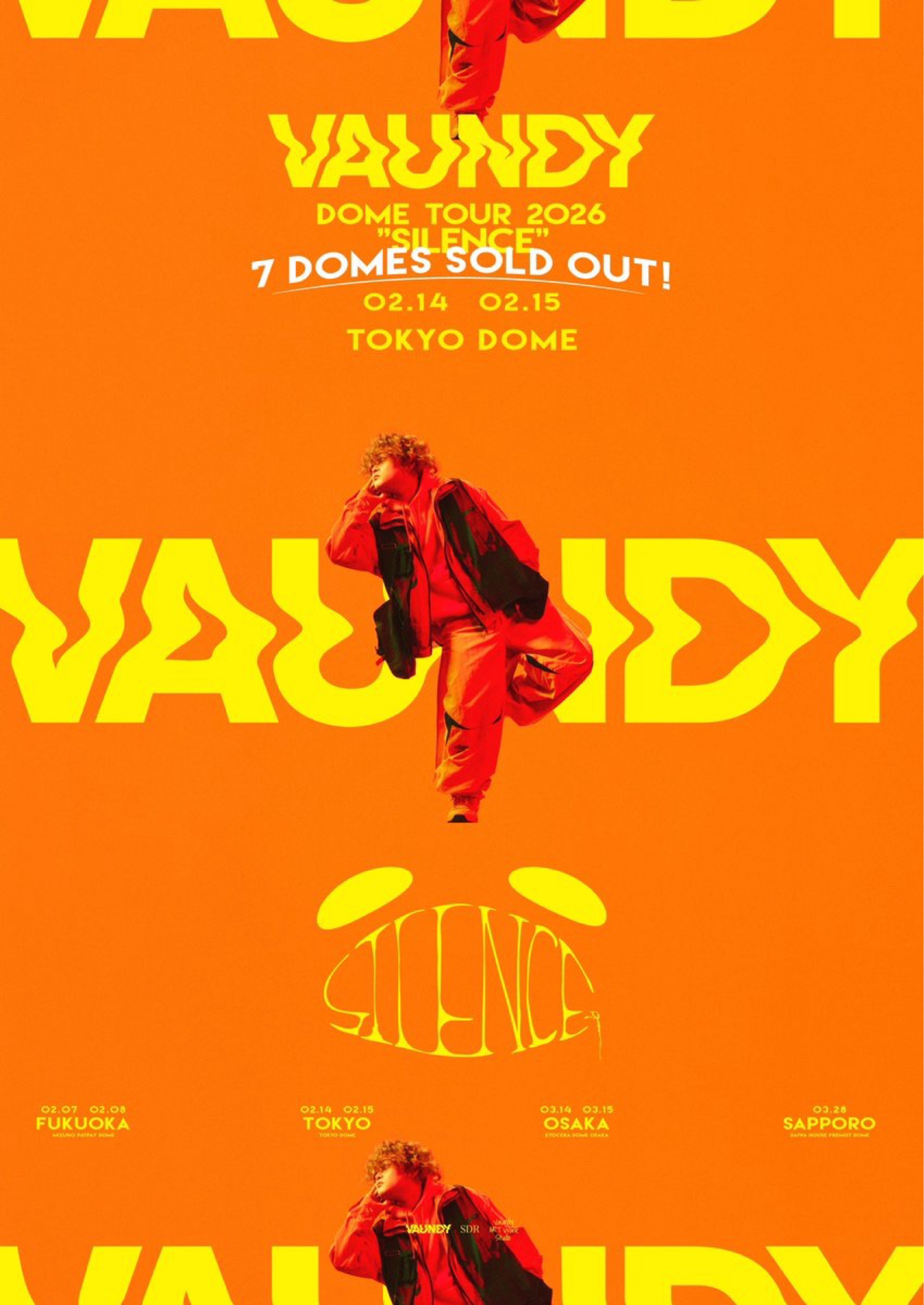 Vaundy DOME TOUR 2026 “SILENCE”