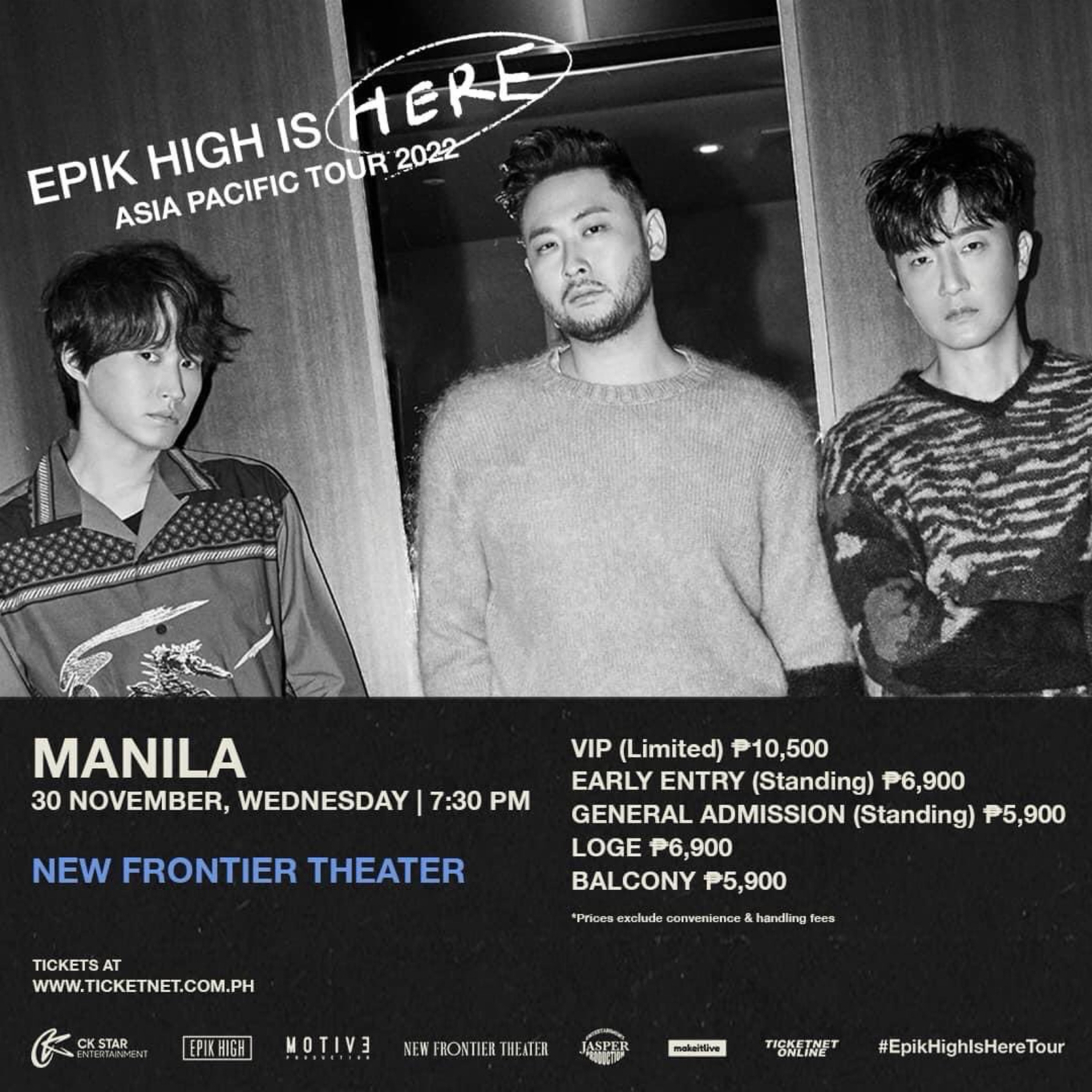 Epik High Is Here Asia Pacific Tour 2022 in Manila