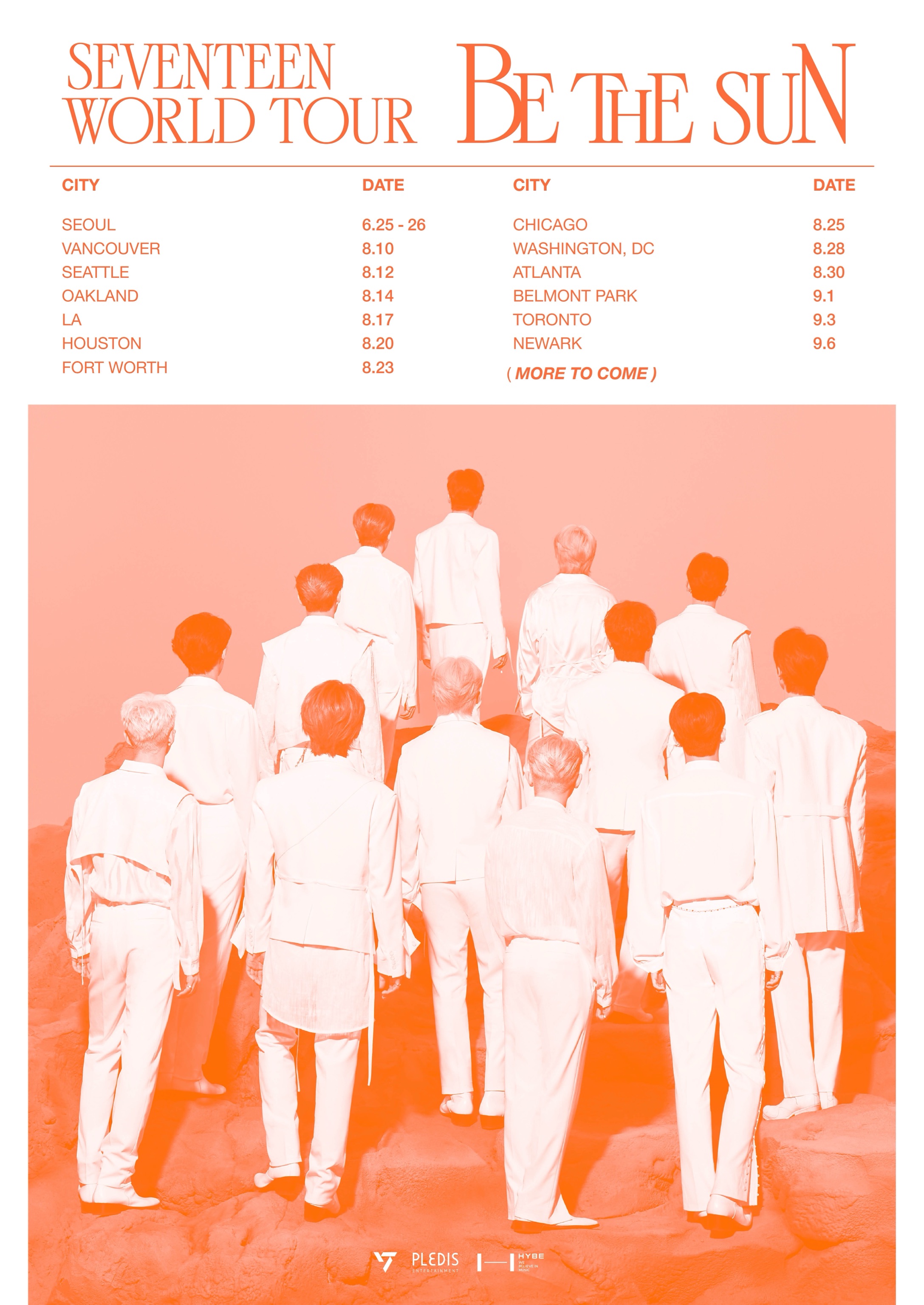 SEVENTEEN WORLD TOUR ''BE THE SUN''