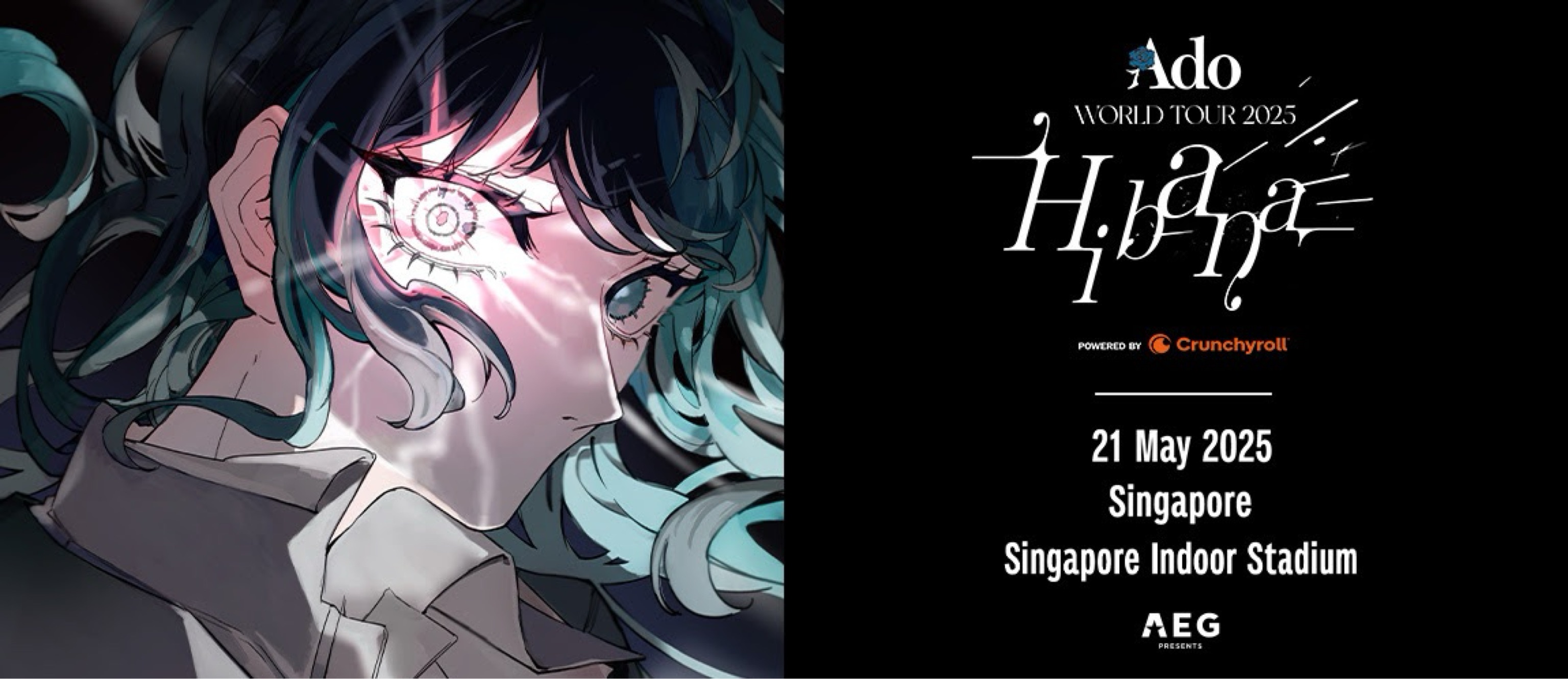 ADO WORLD TOUR 2025 “HIBANA” POWERED BY CRUNCHYROLL IN SINGAPORE