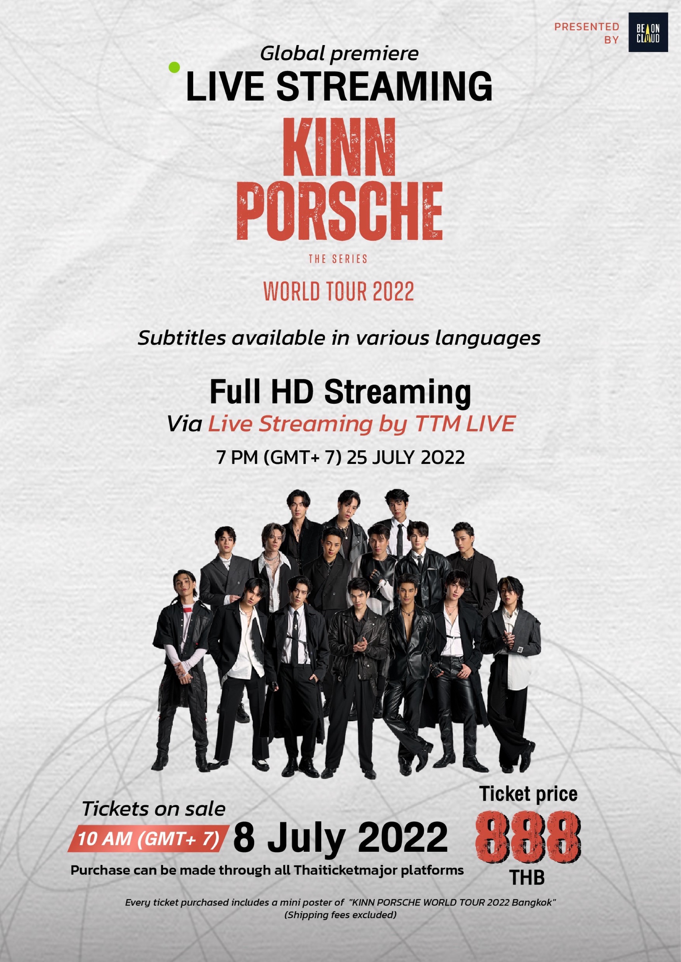 KINNPORSCHE THE SERIES WORLD TOUR 2022 BANGKOK (Live Streaming)