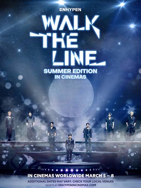 ENHYPEN WALK THE LINE SUMMER EDITION in cinemas