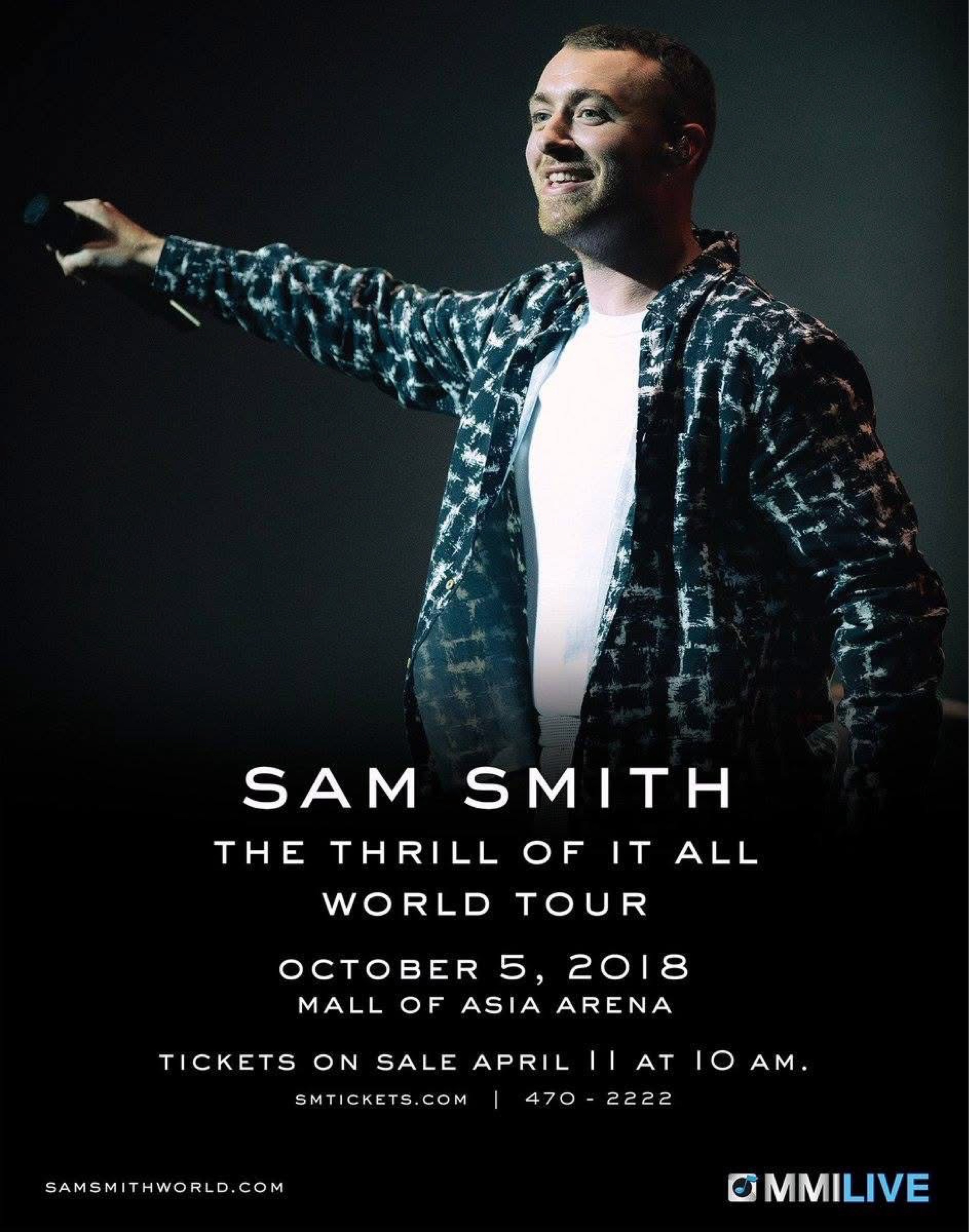 The Thrill of It All World Tour: Sam Smith in Manila