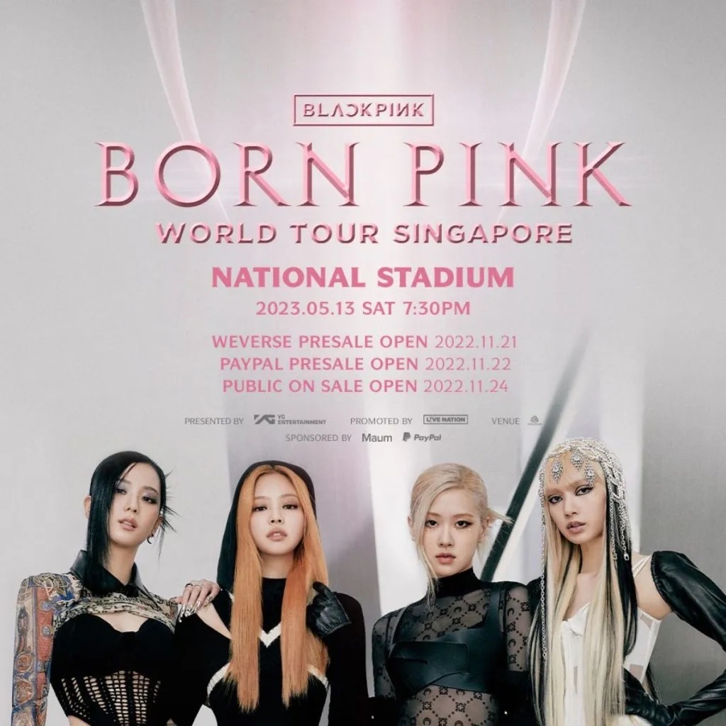BLACKPINK BORN PINK WORLD TOUR IN SINGAPORE
