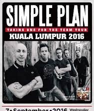 SIMPLE PLAN TAKING ONE FOR THE TEAM TOUR