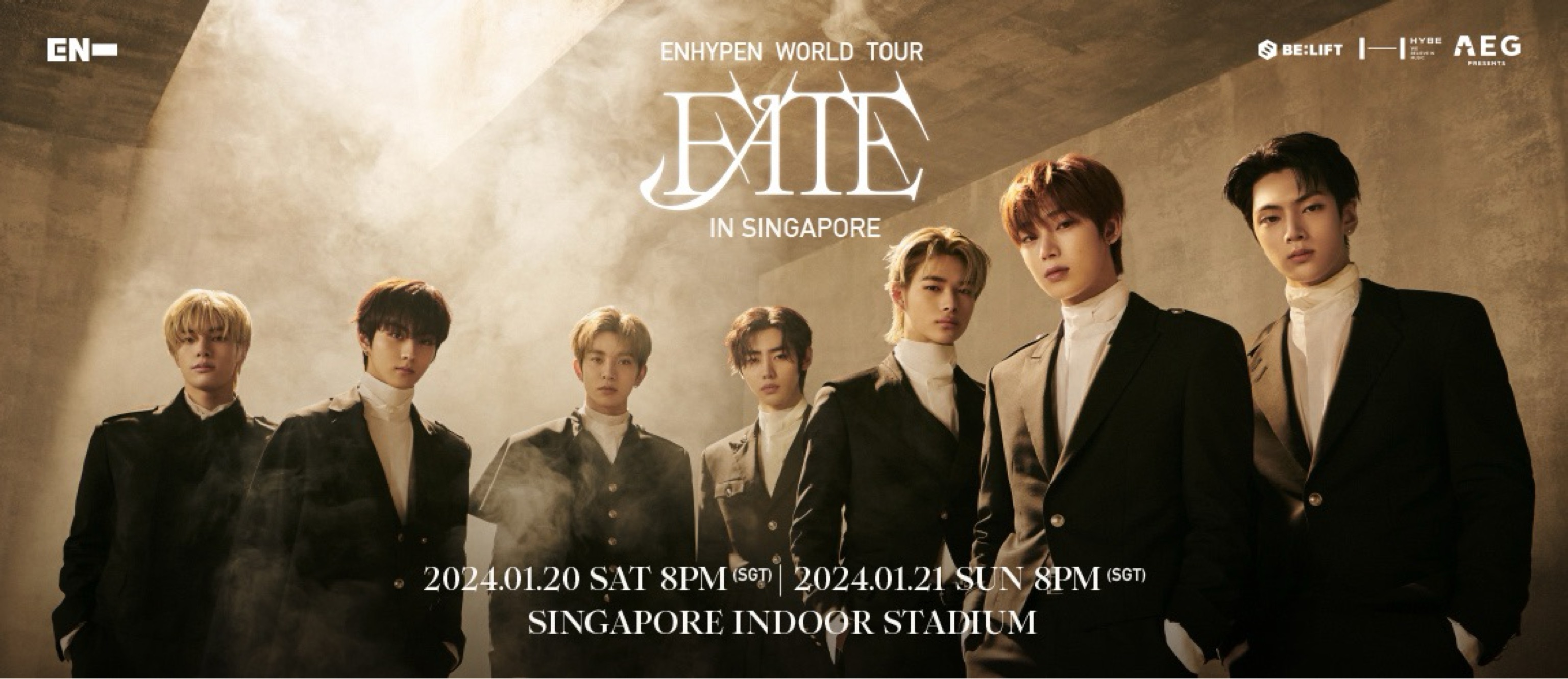 ENHYPEN WORLD TOUR FATE IN SINGAPORE