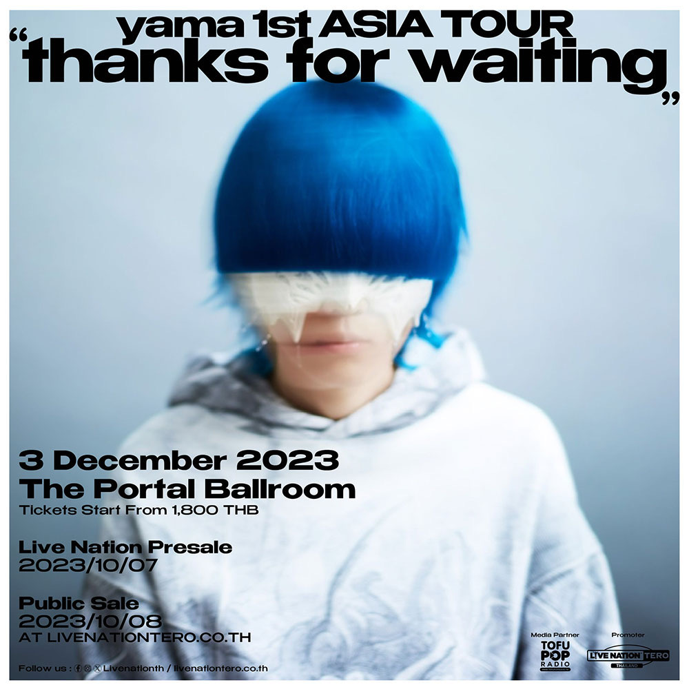 yama 1st AISA TOUR "thanks for waiting"