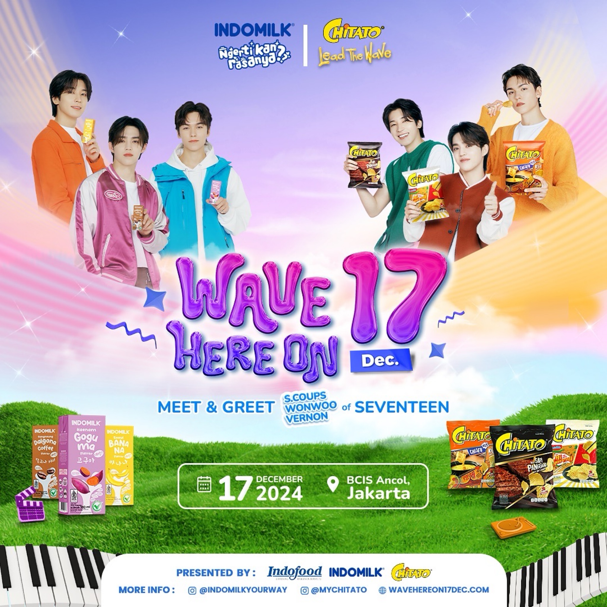 INDOMILK & CHITATO: WAVE HERE ON 17 DEC